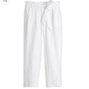 Hatley White Paper Bag Pants